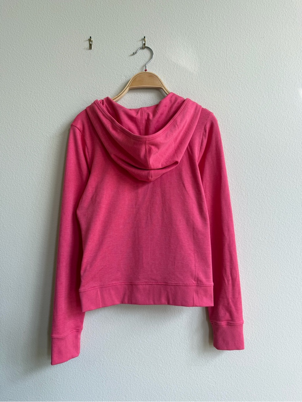 NWOT Vuori Halo Mini Full Zip Hoodie Sunset Pink Heather Size Small S - Picture 3 of 12